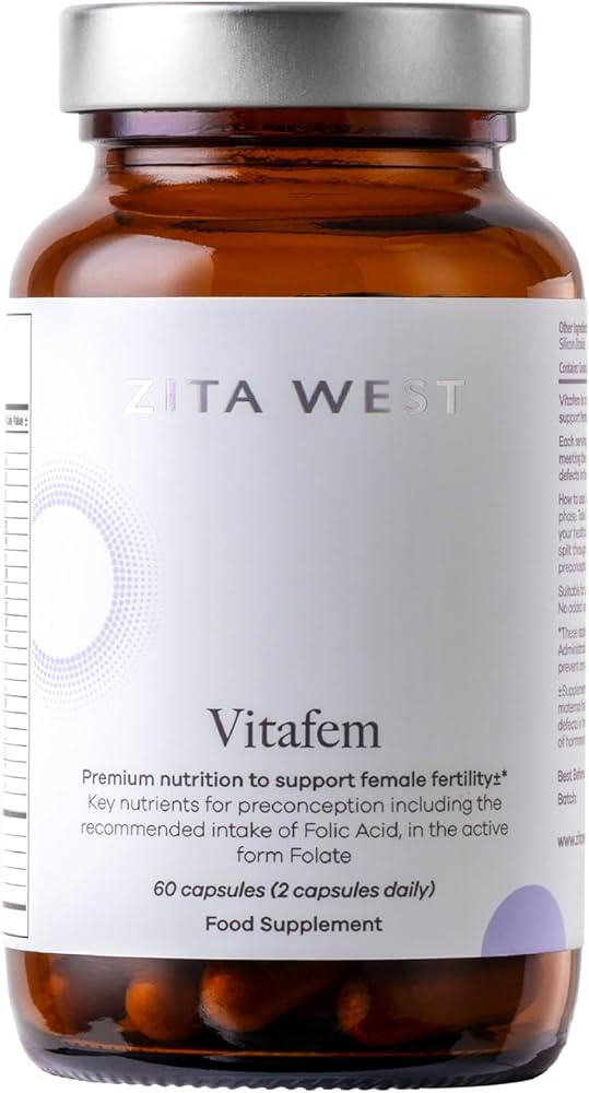 Zita West Vitafem Premium Fertility Supplement for Women - Prenatal Vitamins with Folate for Prec... | Amazon (UK)