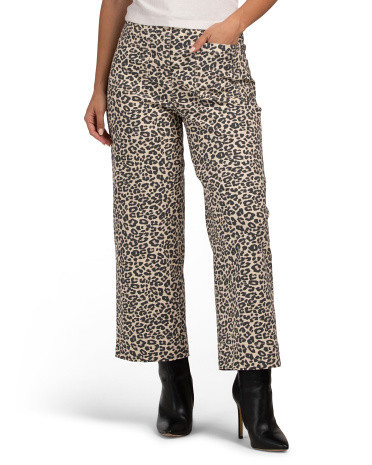 Leopard Print Pants For Women, Spandex/Cotton/Linen | TJ Maxx