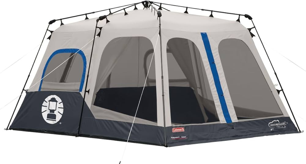 Coleman Camping Tent with Instant Setup, 4/6/8/10 Person Weatherproof Tent with WeatherTec Techno... | Amazon (US)