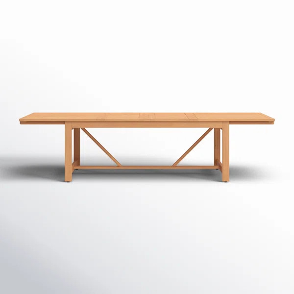 Alyisa Extendable Rectangular Eucalyptus Outdoor Dining Table | Wayfair North America