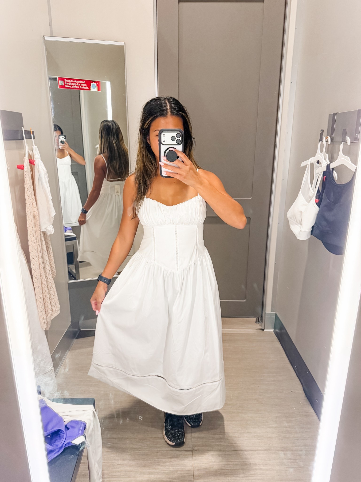 Corset Midi Dress. Perfect for summer. 

Size: Small
5’1” 120 lbs 

#LTKootd #LTKmomlife #LTKOver40