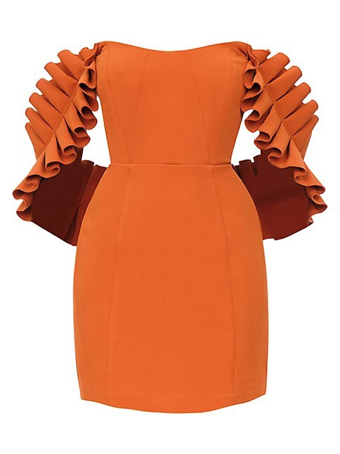 Azo Off-The-Shoulder Cocktail Dress | Saks Fifth Avenue