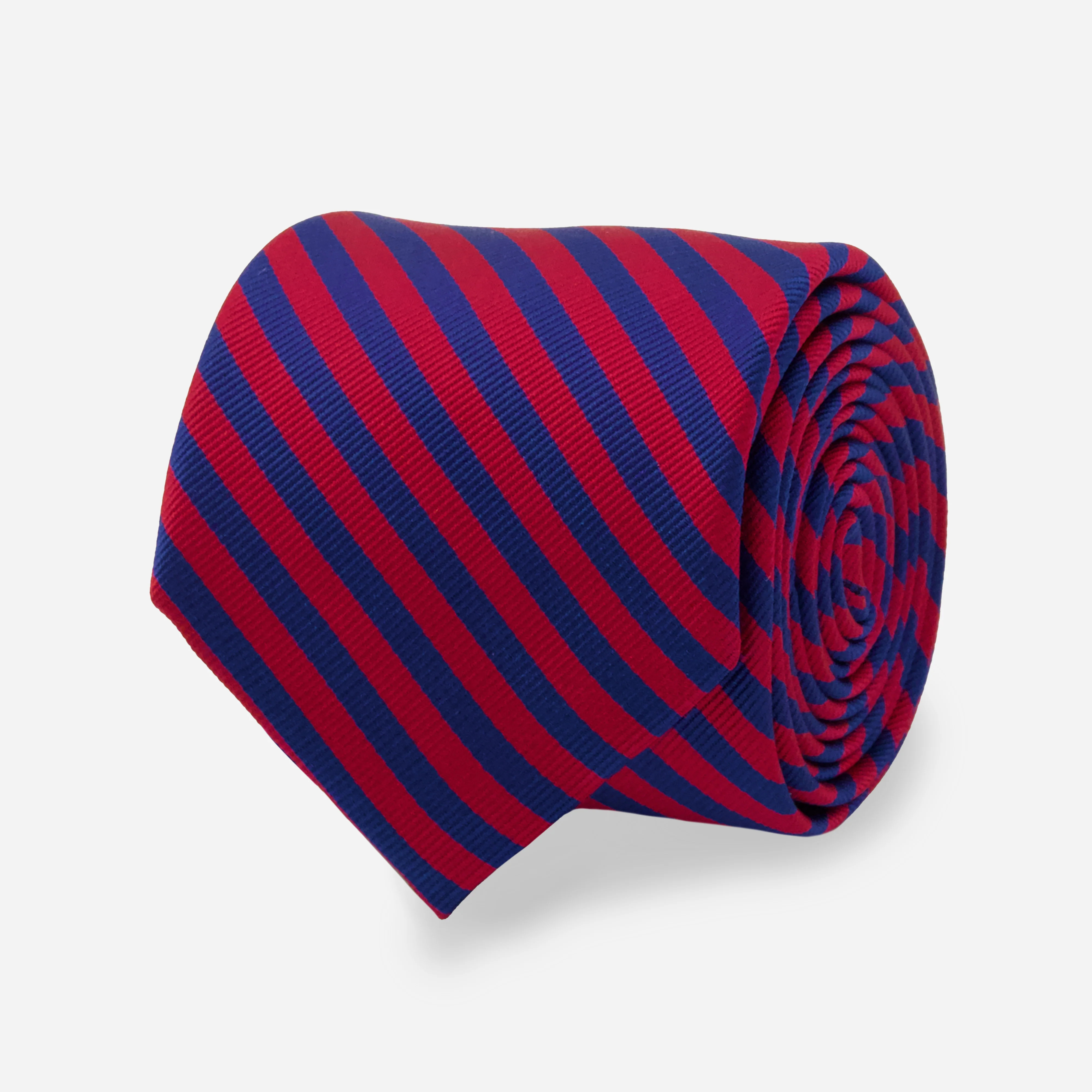 Alma Mater Heritage Rock Chalk Repp Red Tie | Silk Ties | The Tie Bar | The Tie Bar
