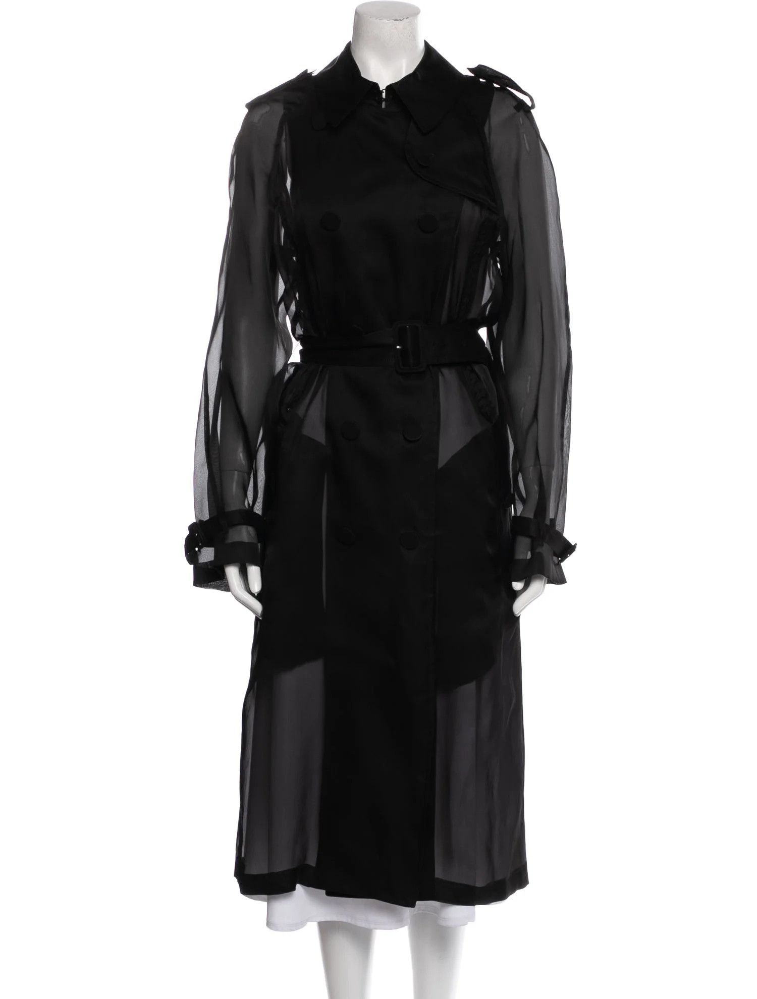 Silk Trench Coat w/ Tags | The RealReal