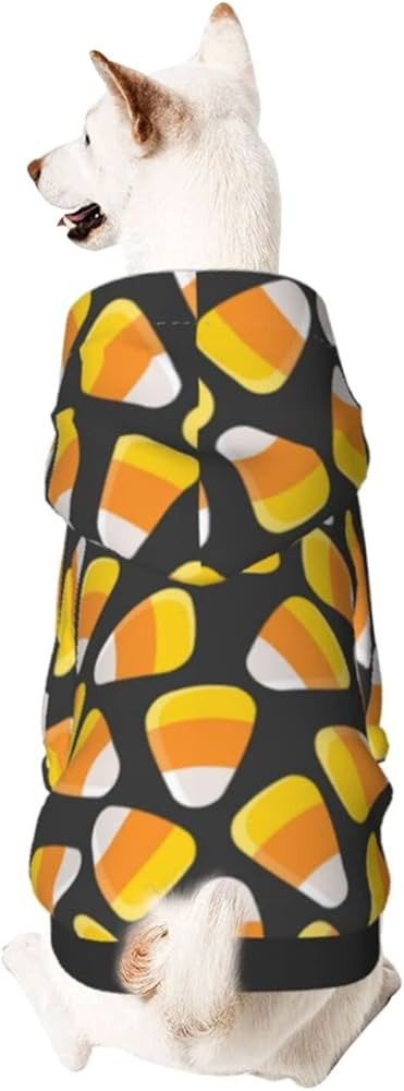 Sweet Corn Candy Pet Clothes Dog Hoodies Print Pet Warm Sweater Dog Pajamas | Amazon (US)