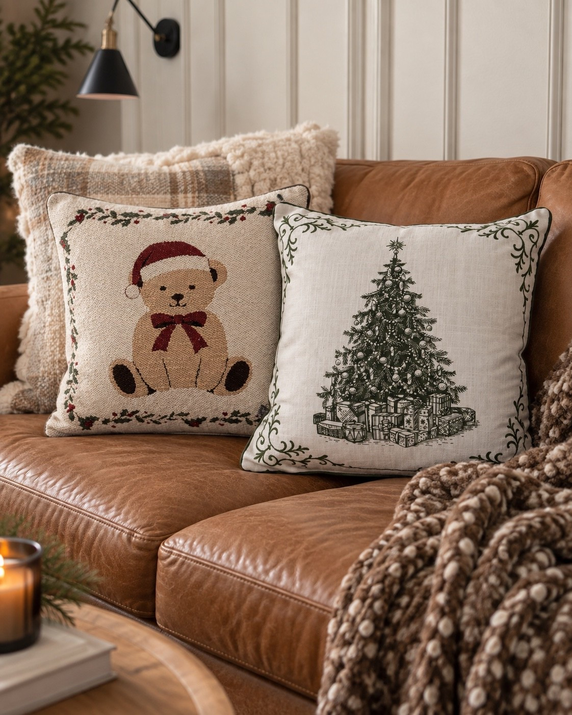 The cutest Christmas pillows 🧸🎄

#LTKmomlife #LTKHome #LTKSeasonal
