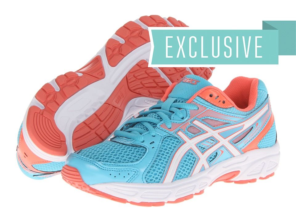 ASICS GEL-Contend 2 (Light Blue/White/Coral) Women's Running Shoes | Zappos
