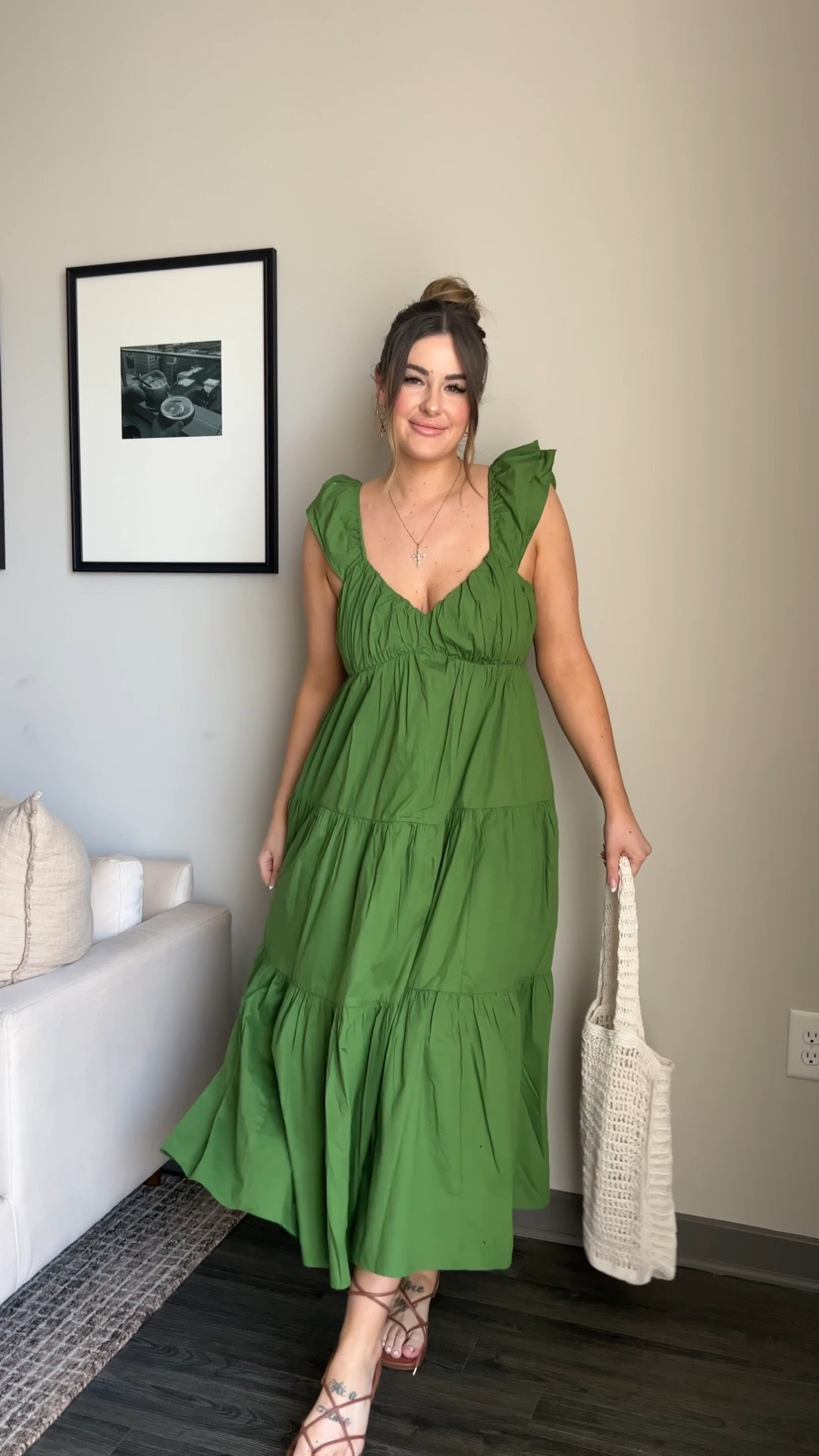 Abercrombie 2025 green dress