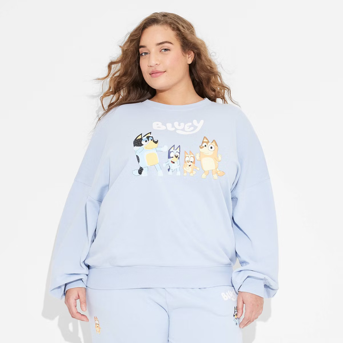 Women's Bluey Graphic Sweatshirt - Blue | Target