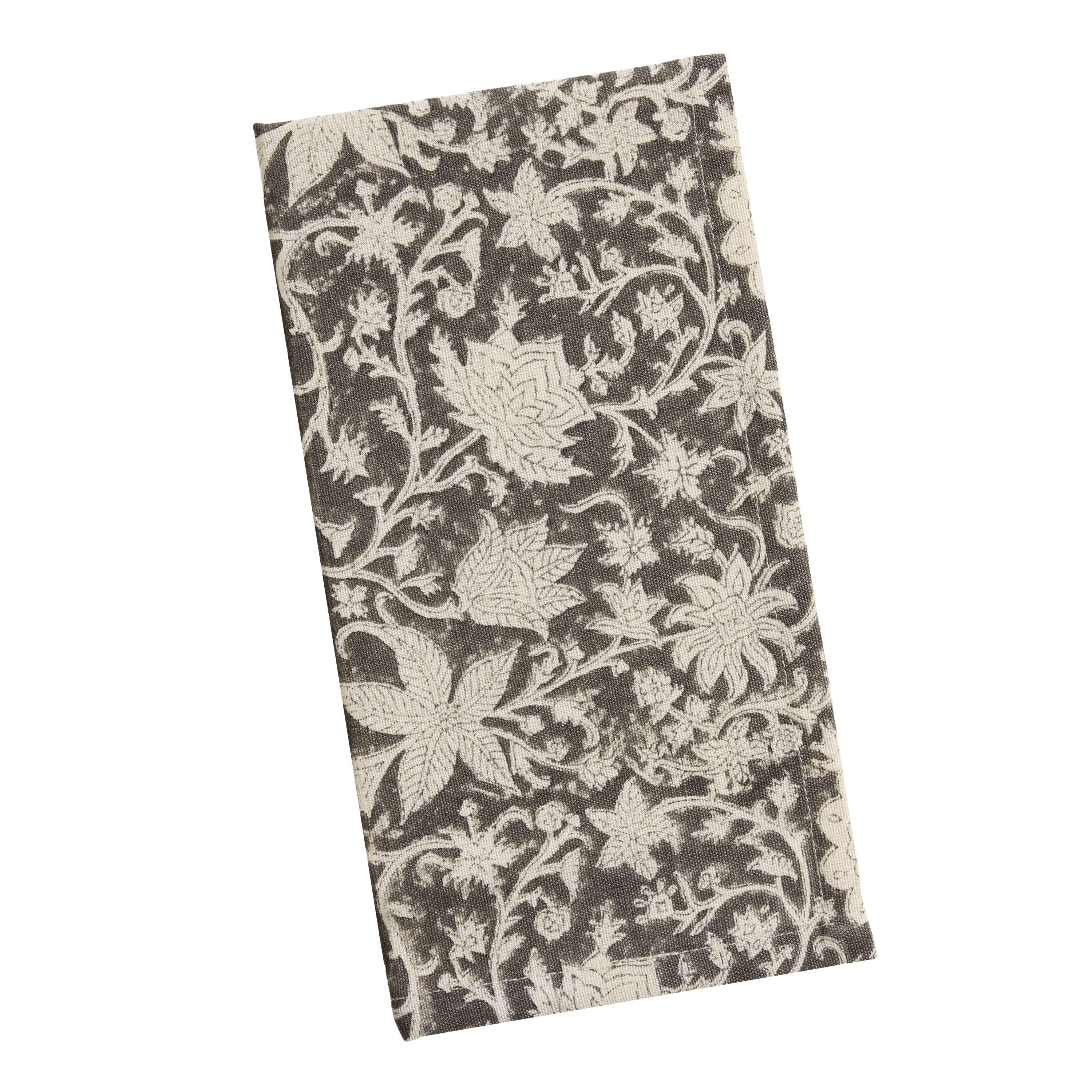 Harvest Floral Block Print Napkin | World Market