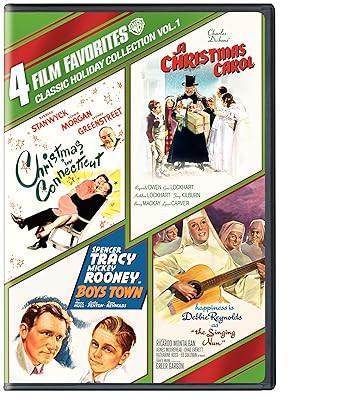 4 Film Favorites: Classic Holiday Vol. 1 (Boys Town, A Christmas Carol, Christmas in Connecticut,... | Amazon (US)