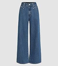 CIDER Denim High Waist Wide Leg Jeans | Amazon (US)