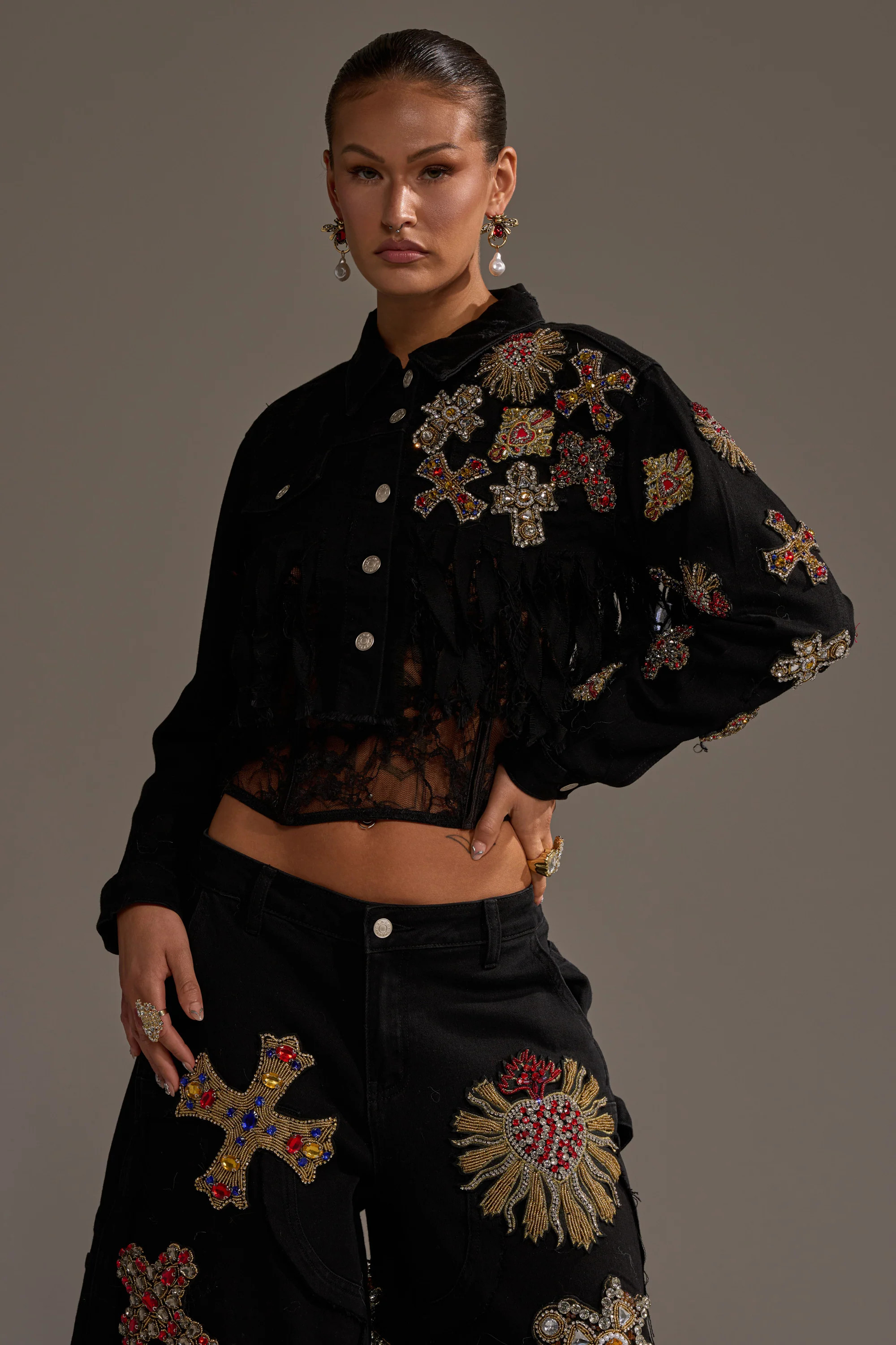 MAIN SQUEEZE CROPPED DENIM JACKET | AKIRA