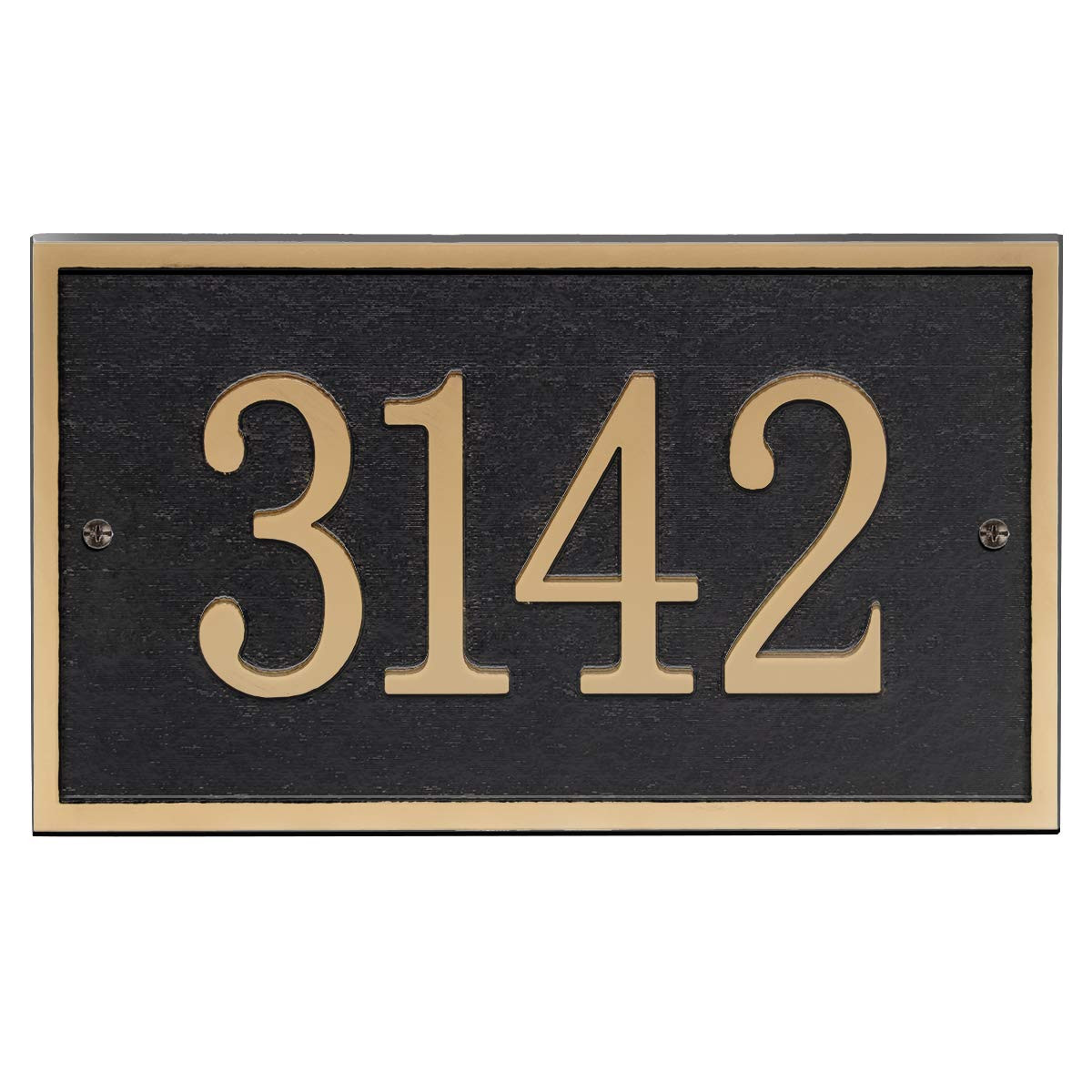 Handcrafted Address Plaque - House Sign Number Wall Plaque (11" x 6.3") Personalized House Sign f... | Amazon (US)
