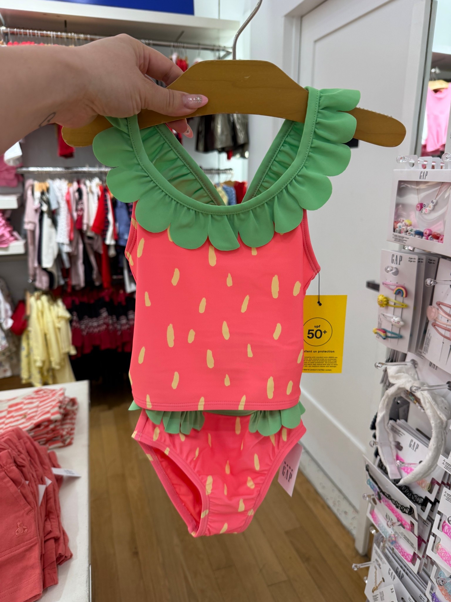 How cute is this toddler swimsuit for my girly! Love the bright color of this two piece suit. 

#LTKSaleAlert #LTKBaby #LTKKids