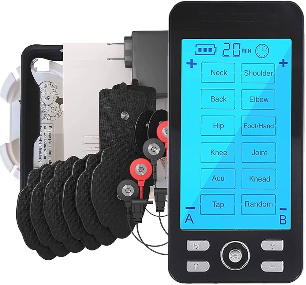 Tens Unit Machine Pulse Massager for Pain Relief, 24 Massage Modes, Rechargeable Muscle Stimulato... | Amazon (US)