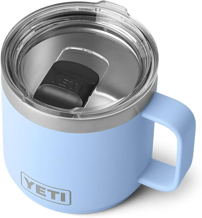 YETI Rambler 14 oz Stackable Mug, Vacuum Insulated, Stainless Steel with MagSlider Lid | Amazon (US)