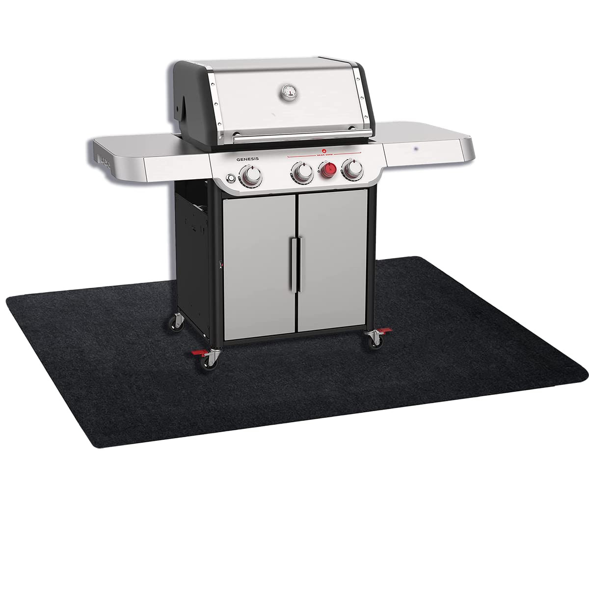 Under Grill Mat,Premium 36"x48"Absorbent Oil Protective mats for Deck &Patio,Grill Mat for Deck,U... | Amazon (US)