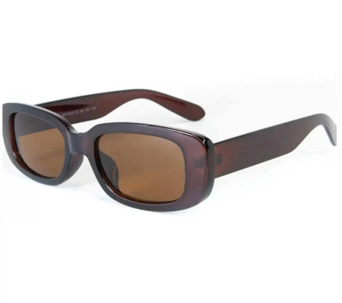 Óculos De Sol Importado CHIC PARIS Retro Hype Vintage Retangular Marrom | Dafiti (BR)