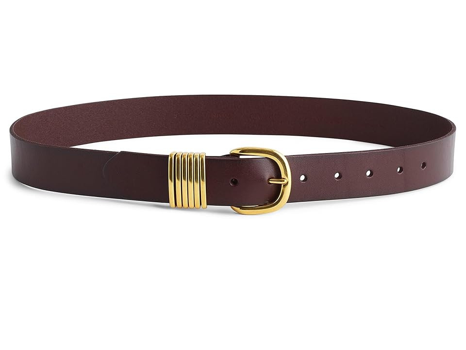 Madewell Keeper Women's Belt Women's Belts Cherry Wood : SM, Leather | Zappos