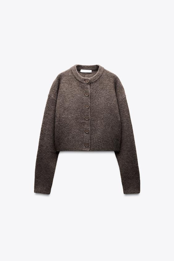 CARDIGAN WITH SLITS | Zara Canada