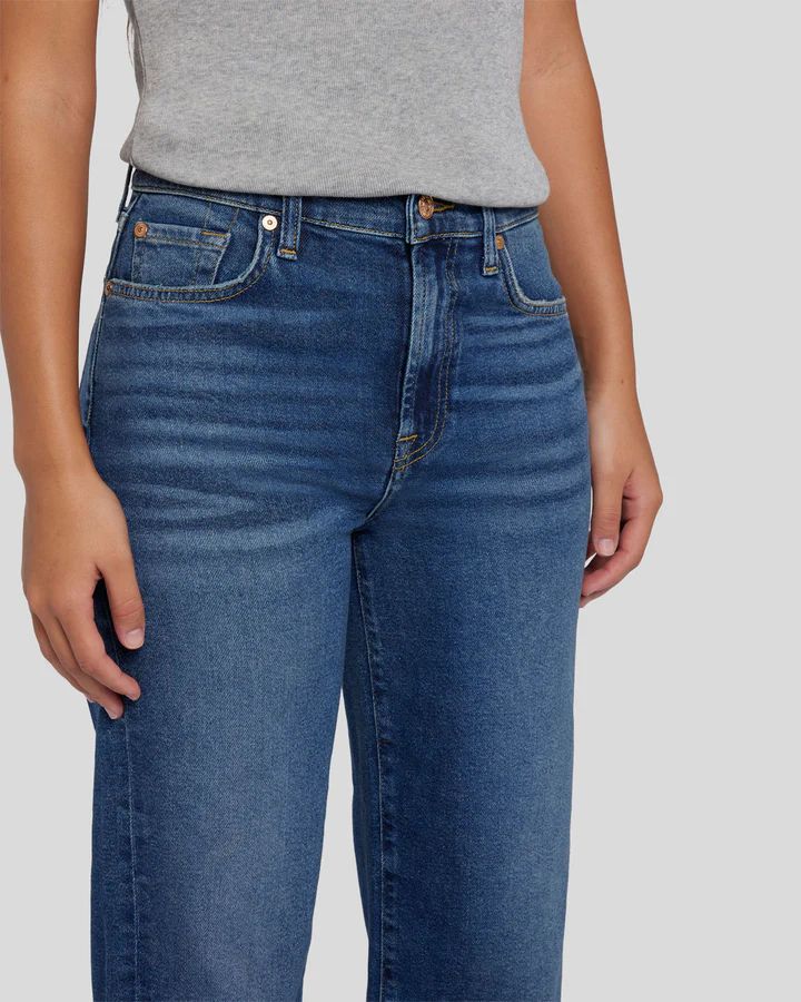 Luxe Vintage Cropped Alexa in Blueprint | 7 For All Mankind