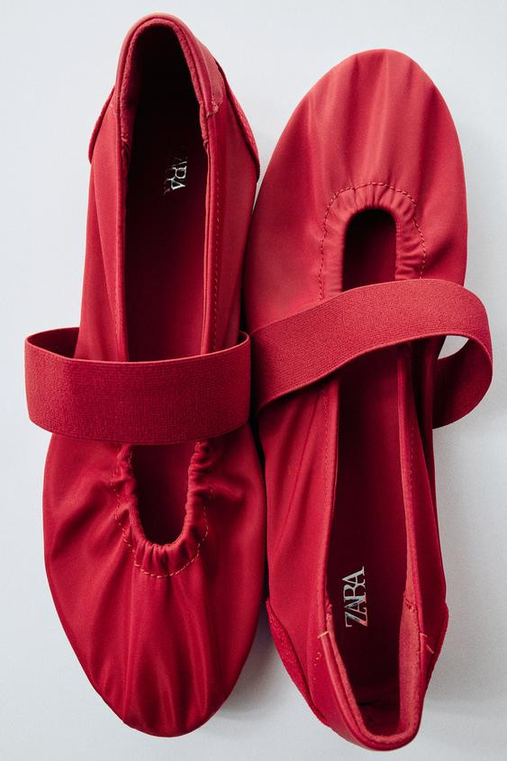 ELASTIC SPORTS BALLERINAS | Zara AU