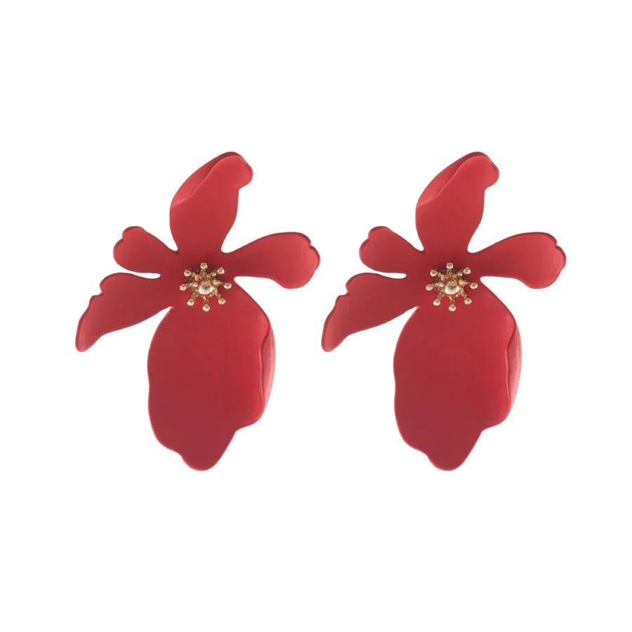 Camilla Red Earrings | Wanderlust + Co