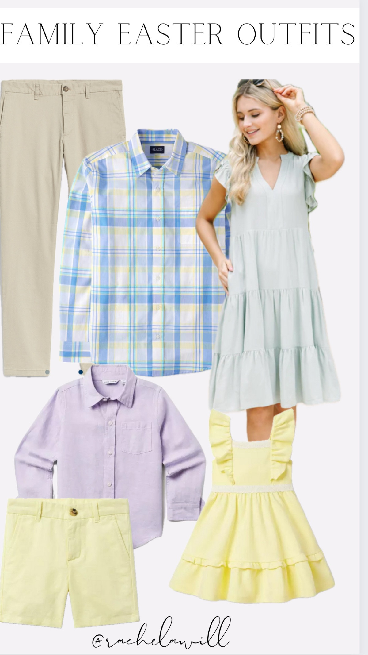 Family Easter outfit Inspo 🐰💜

I am LOVING all the pastels in this set! 

#easter #easteroutfits #familyeasteroutfit #easterideas #easterinspo #sundayoutfit #churchoutfits #familychurchoutfits #family #kidsoutfit

#LTKSeasonal #LTKkids #LTKfamily