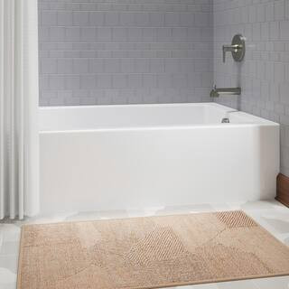 Elmbrook 60 in. x 36 in. Soaking Bathtub with Right-Hand Drain in White | The Home Depot