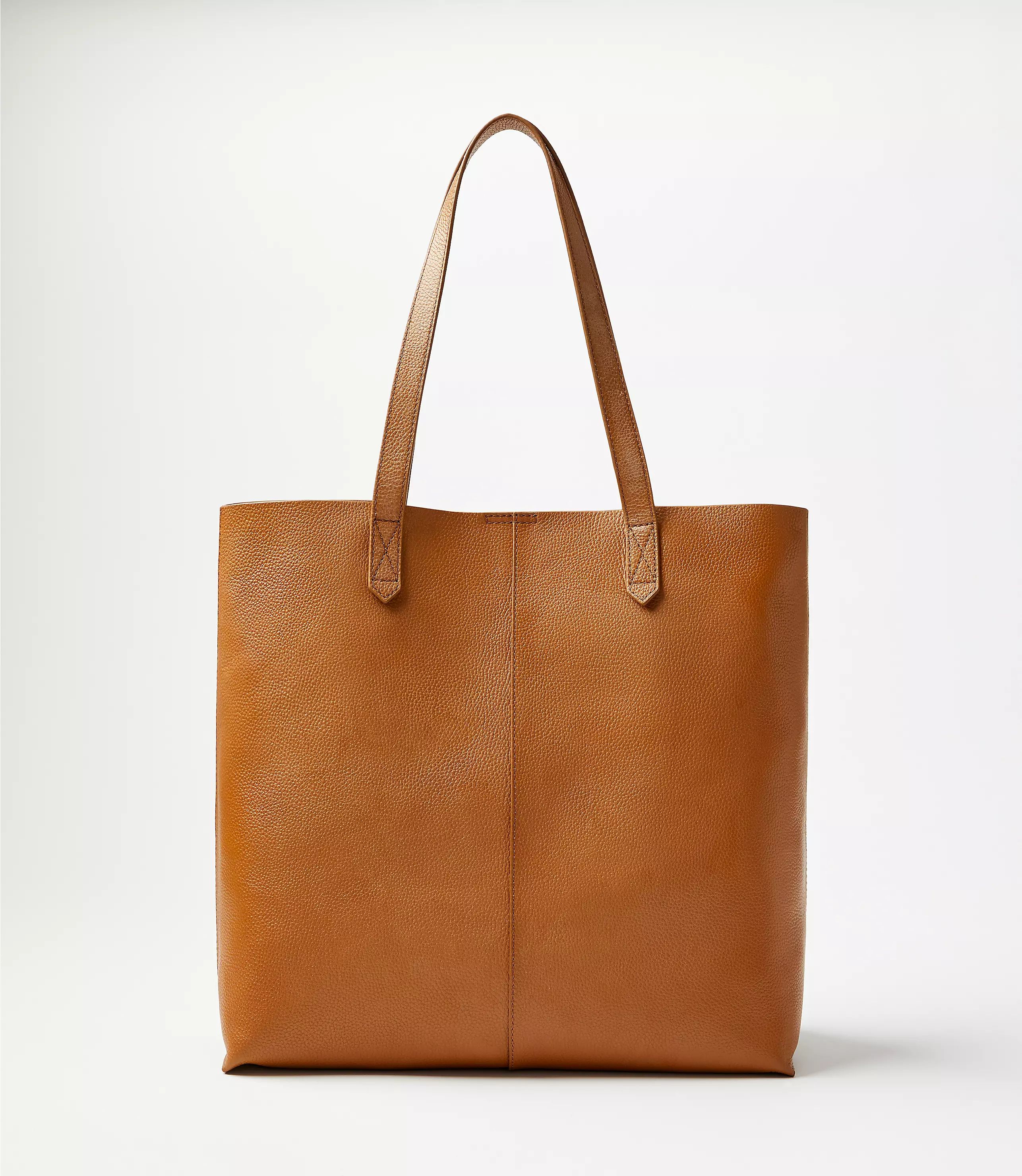 Leather Tote Bag | LOFT