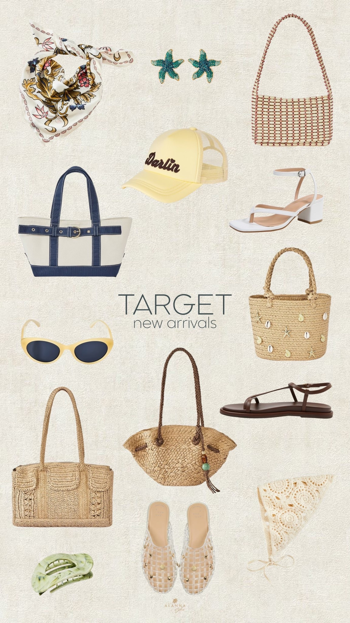 target new arrivals. 🐚☀️ straw bags, starfish details, and the perfect summer sandals. target is really hitting the mark for that coastal getaway aesthetic. pieces that feel like a summer vacation.

#targetstyle #targetfinds #summeraccessories #beachstyle #coastalstyle

#LTKootd