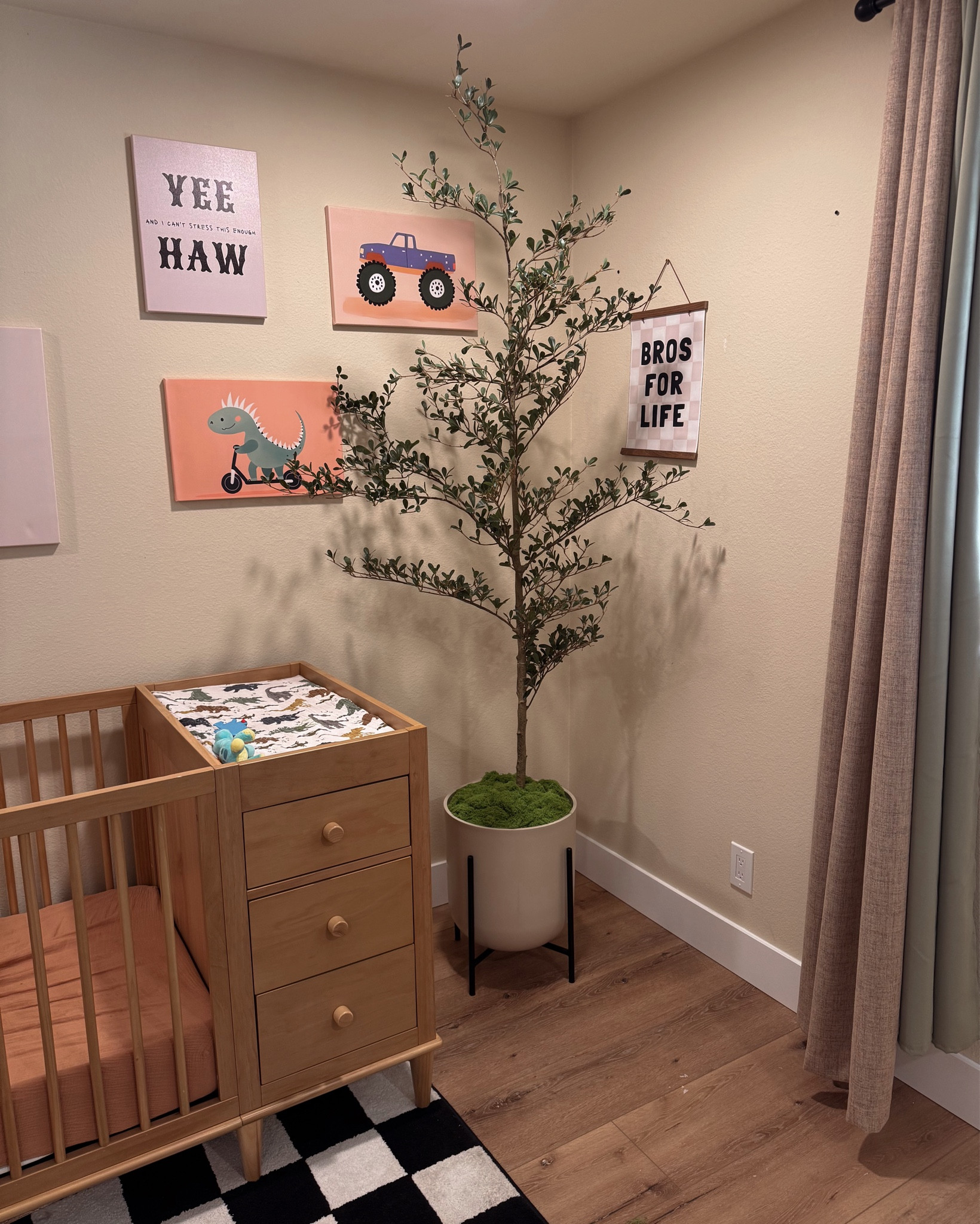 My nursery is pretty much done… that’s never happened before a baby has been born LOL it feels good! I rounded up some of my favorite, realistic trees for you too. This “moss” was soooo easy to apply   

#LTKHome #LTKBaby