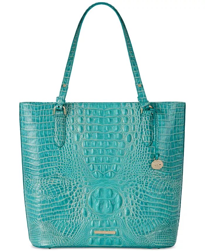 Ezra Melbourne Large Embossed Leather Tote | Macy's