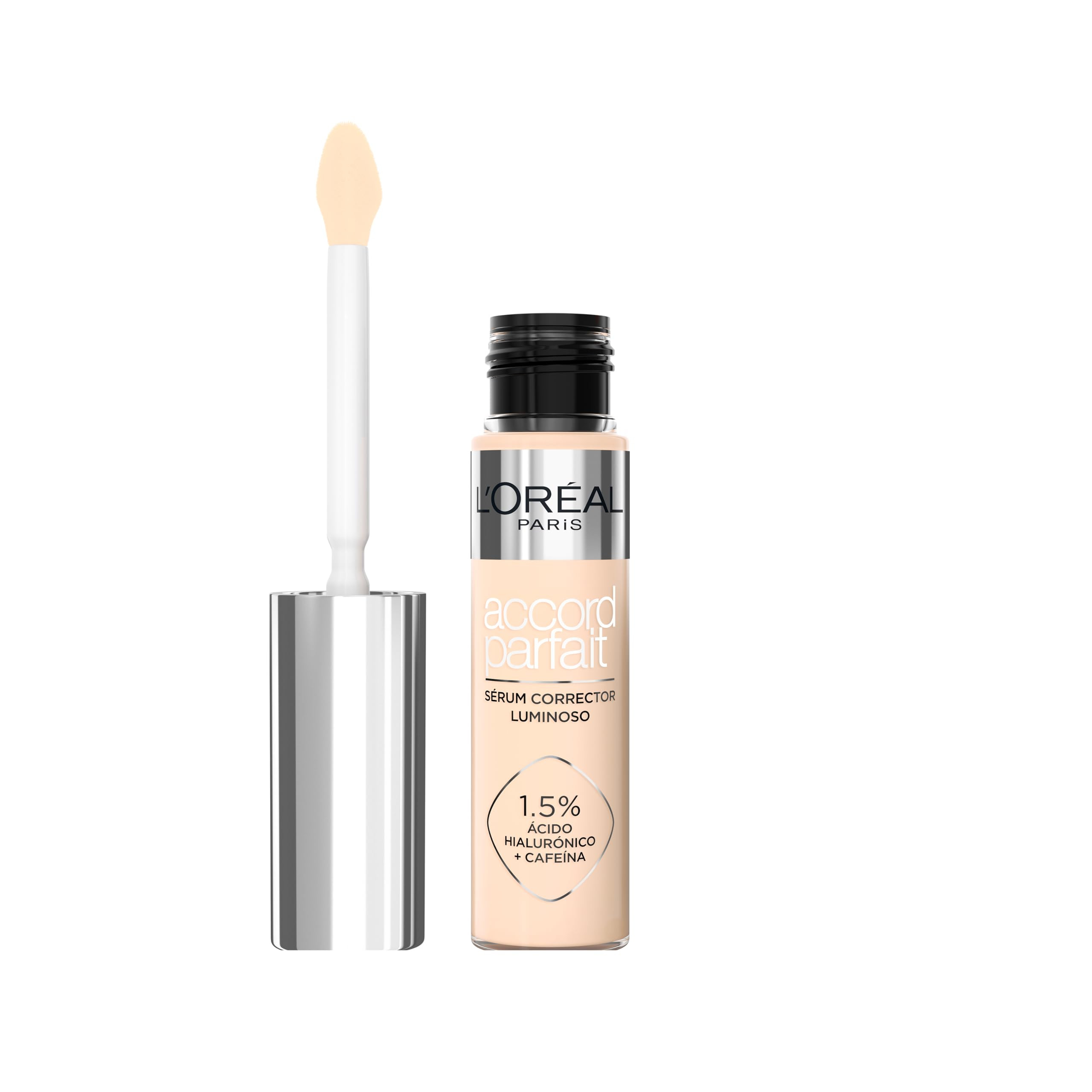 L'Oréal Paris Sérum Corrector Iluminador, Cobertura Media, Acabado Radiante, con 1,5% Ácido Hi... | Amazon (ES)