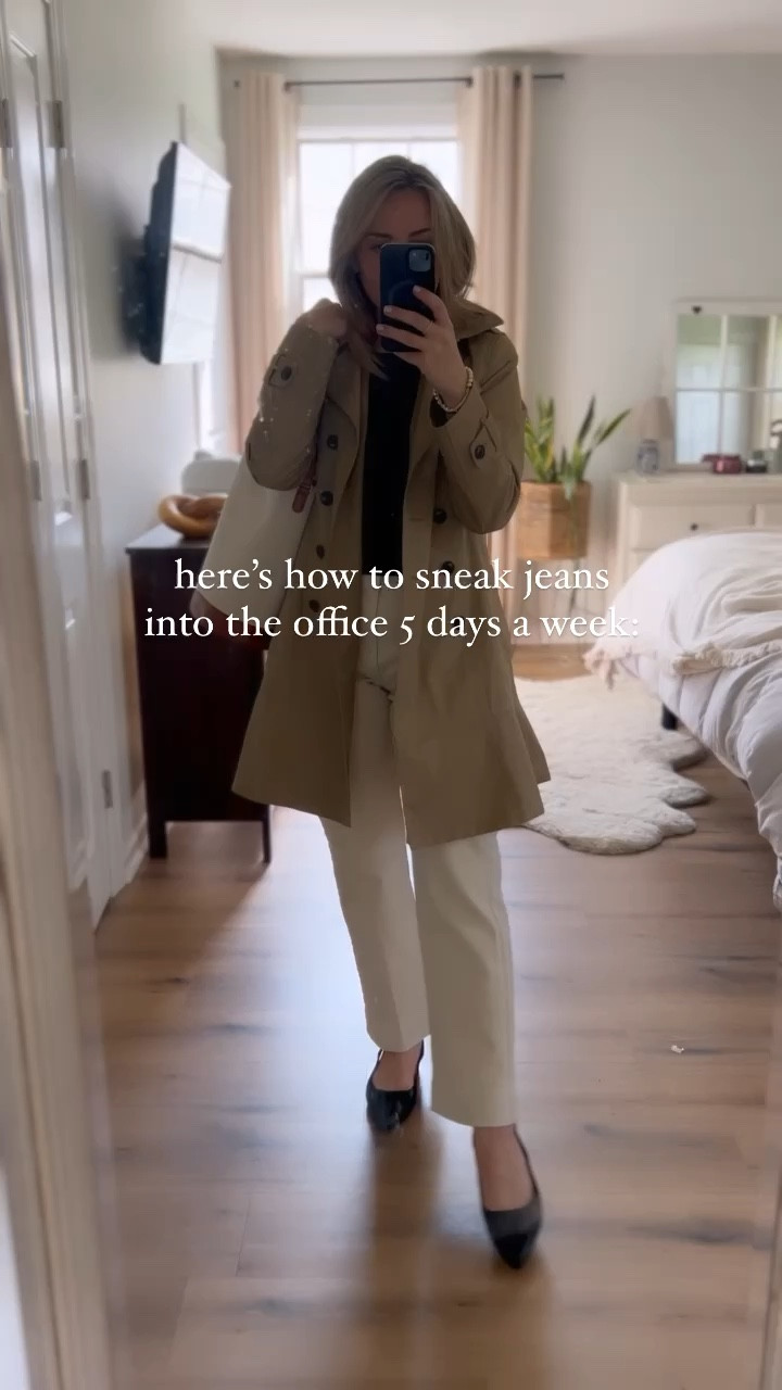 Want to wear jeans to work but still look polished? Here’s how I would do it! 5 looks for Monday - Friday
😊💼👖

#LTKover40 #LTKworkwear #LTKmidsize