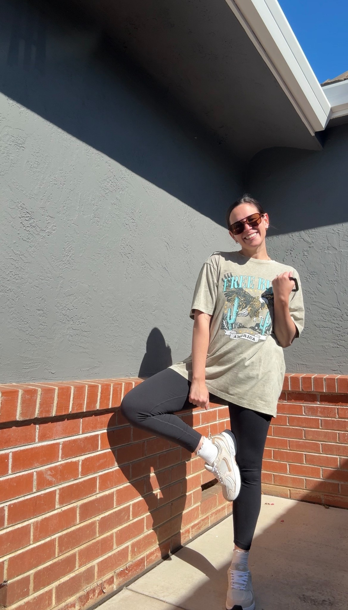 why yes I am wearing leggings and a baggy tee to run errands because it’s functional and I love the shirt and sometimes this outfit combo slaps!

#LTKgrwm #LTKmomlife #LTKootd