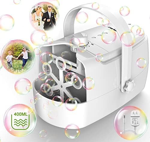Bubble Machine Durable Automatic Bubble Blower, 5000+ Bubbles Per Minute Bubbles for Kids Toddler... | Amazon (US)