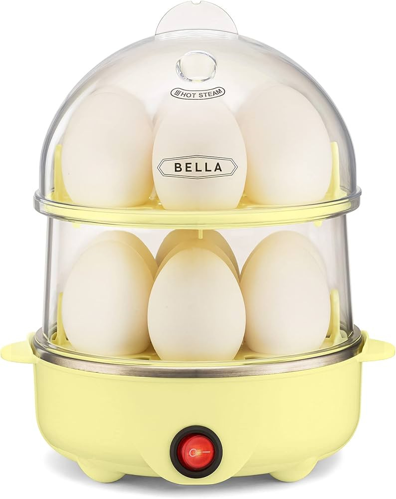 BELLA Rapid Electric Egg Cooker and Poacher with Auto Shut Off for Omelet, Soft, Medium and Hard ... | Amazon (US)
