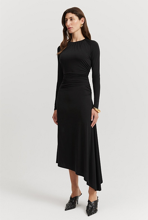 Cupro Jersey Dress | Country Road