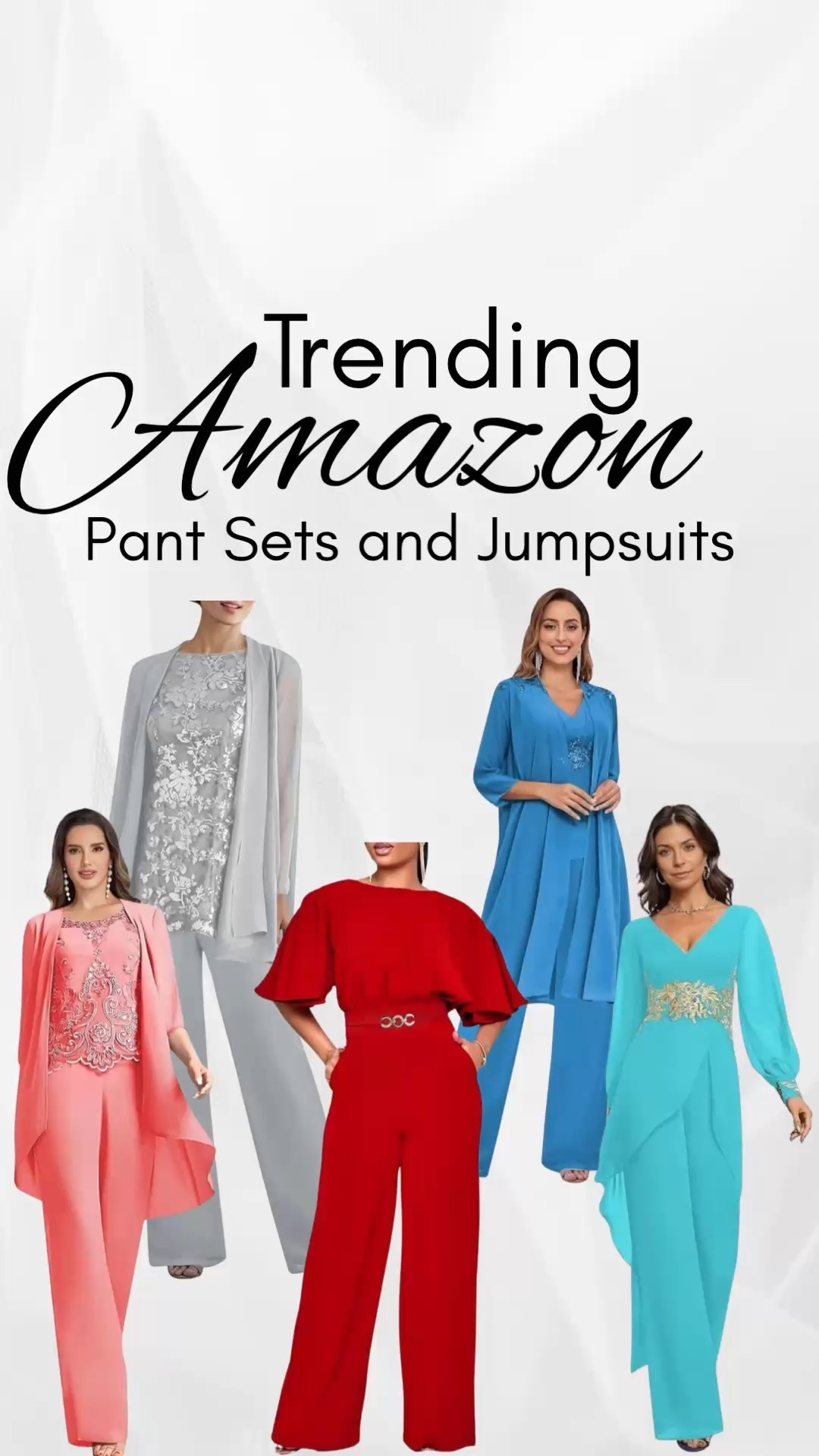 Elegant pant sets and jumpsuits are ideal choices for any special occasion. Whether you’re attending a wedding, celebrating as the mother of the bride or groom, or heading to a gala, you’ll look fantastic in one of these stylish pieces. Dance the night away with confidence and flair. Do you have a favorite?


#LTKmomlife #LTKWedding #LTKOver40 #LTKSaleAlert