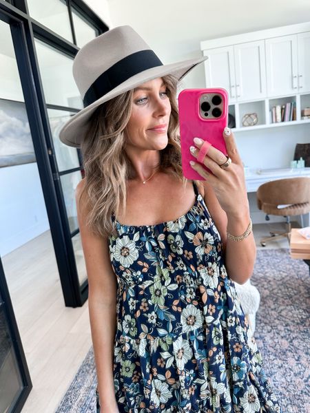 Todays outfit from the Nordstrom sale! Ditsy Floral Tiered Minidress in size small and Brixton Joanna felt hat. 

#LTKFind #LTKxNSale #LTKsalealert