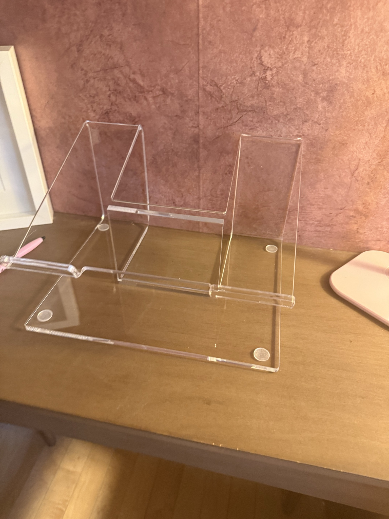 This stand is a must have when working from home. And the clear plastic makes it less obtrusive.  

#LTKPetite #LTKHome #LTKdayinmylife