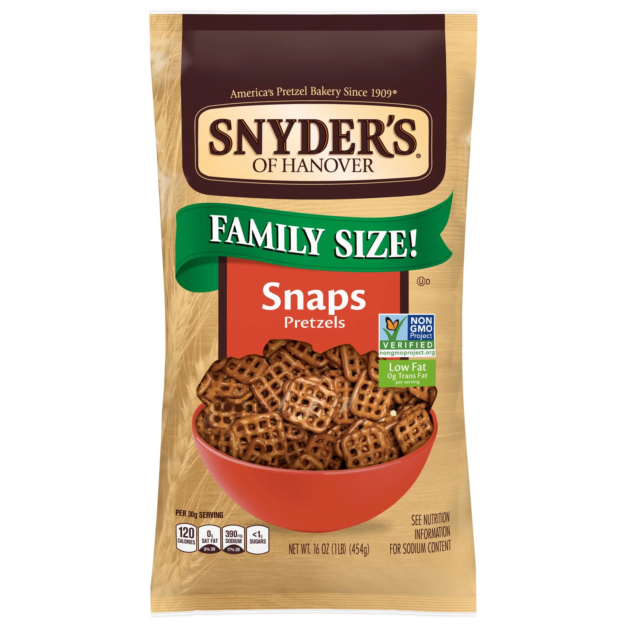 Snyder's of Hanover Pretzel Snaps, 16 oz | Walmart (US)