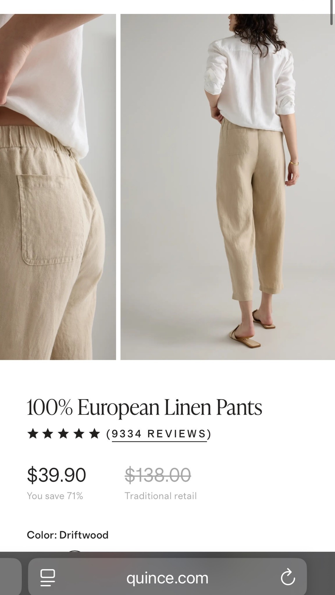 Just ordered these 100% linen pants for my surprise anniversary trip. I also ordered a linen vest and a linen button down shirt. I’m so excited! Quince has such a good sale and a great deal on linen. 

#LTKSaleAlert #LTKSwim