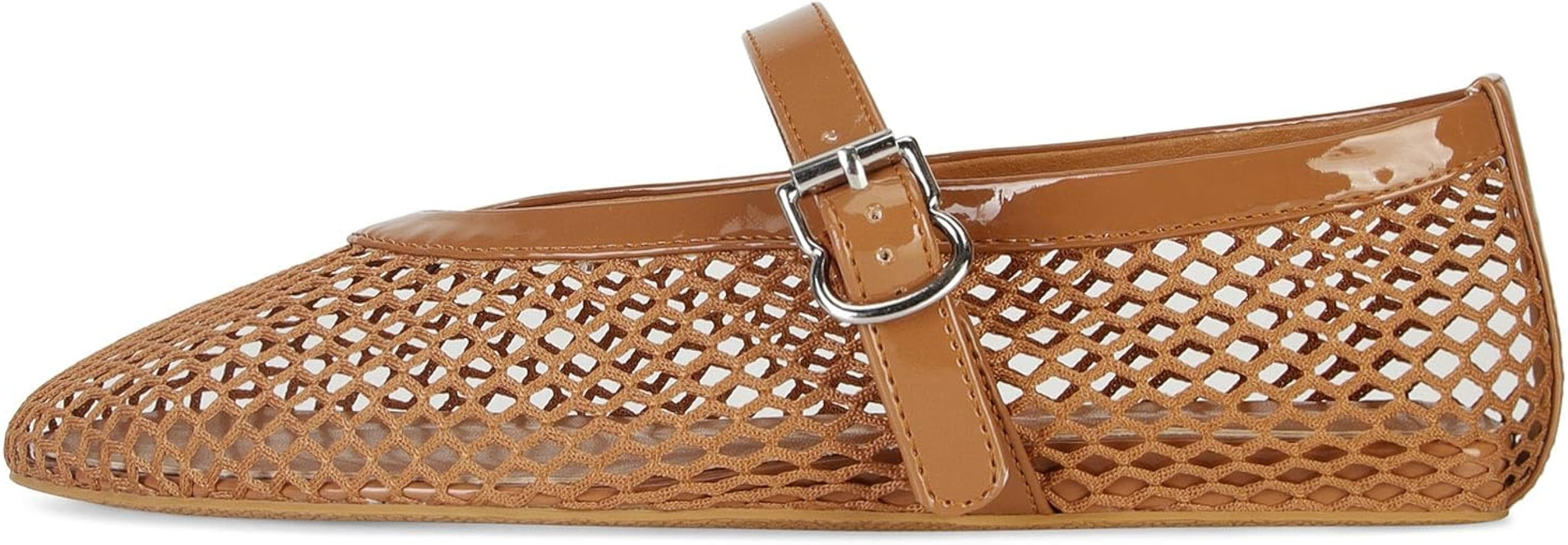 MICIFA Women's Mesh Ballet Flats Fishnet Ballerina Flats Buckle Strap Mary Jane Flats Causal Dail... | Amazon (US)