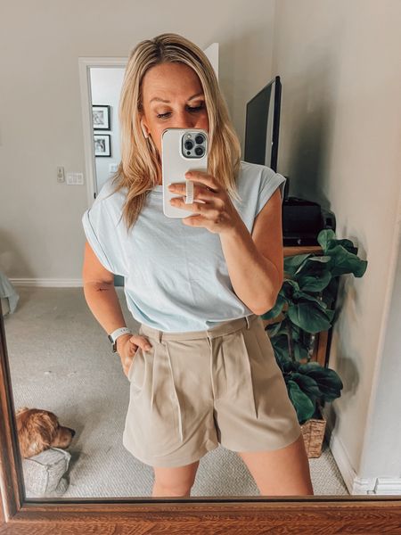 The good thing about holiday weeks is that they seem to go by twice as fast. I am loving these trouser shorts right now for an elevated casual vibe. They’re super comfy too. 

I’m wearing my true size 27. 

Trouser shorts, Abercrombie and fitch sloane shorts, summer outfits 

#LTKSeasonal #LTKStyleTip #LTKFindsUnder100