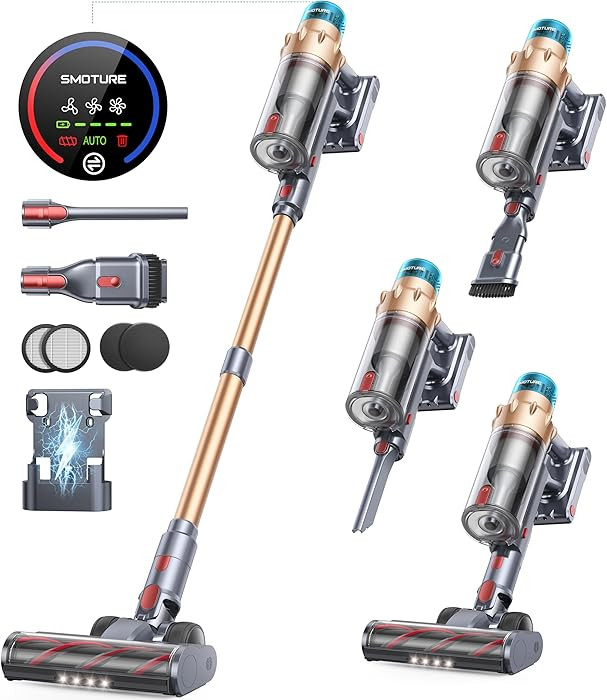 Cordless Vacuum Cleaner Stick Vacuum Handheld Vacuum for Pet Hair/Carpet/Floor | Amazon (US)