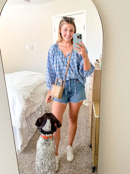 OOTD! Shirt is old from Tuckernuck but I linked some similar options! Wearing a size 25 in shorts!

OOTD // jean shorts // summer outfit // 

#LTKstyletip #LTKSeasonal