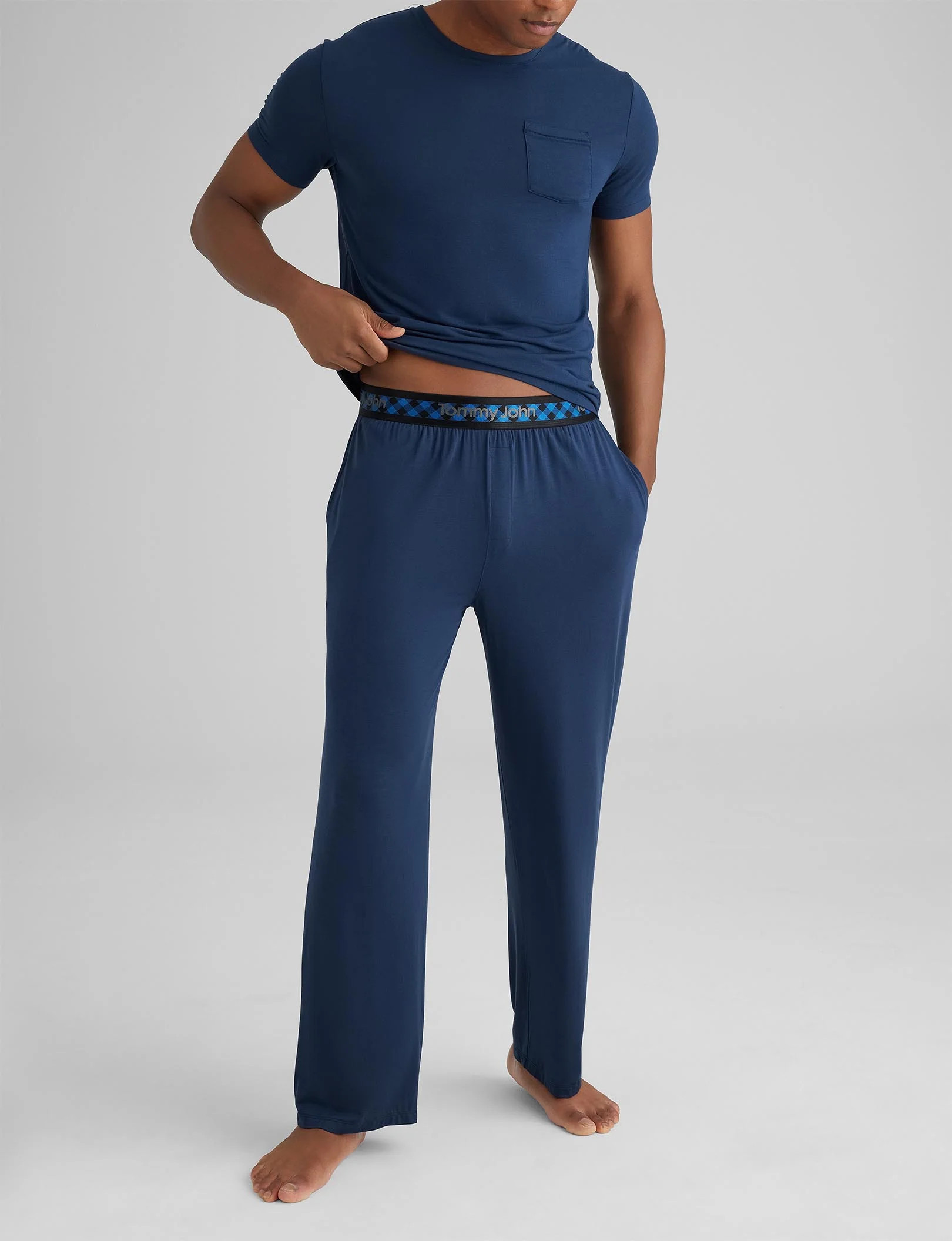 Second Skin Sleep Pocket Tee & Pant Set | Tommy John